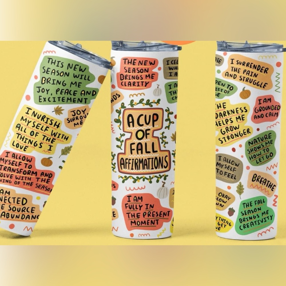 Affirmations Tumbler 20 oz